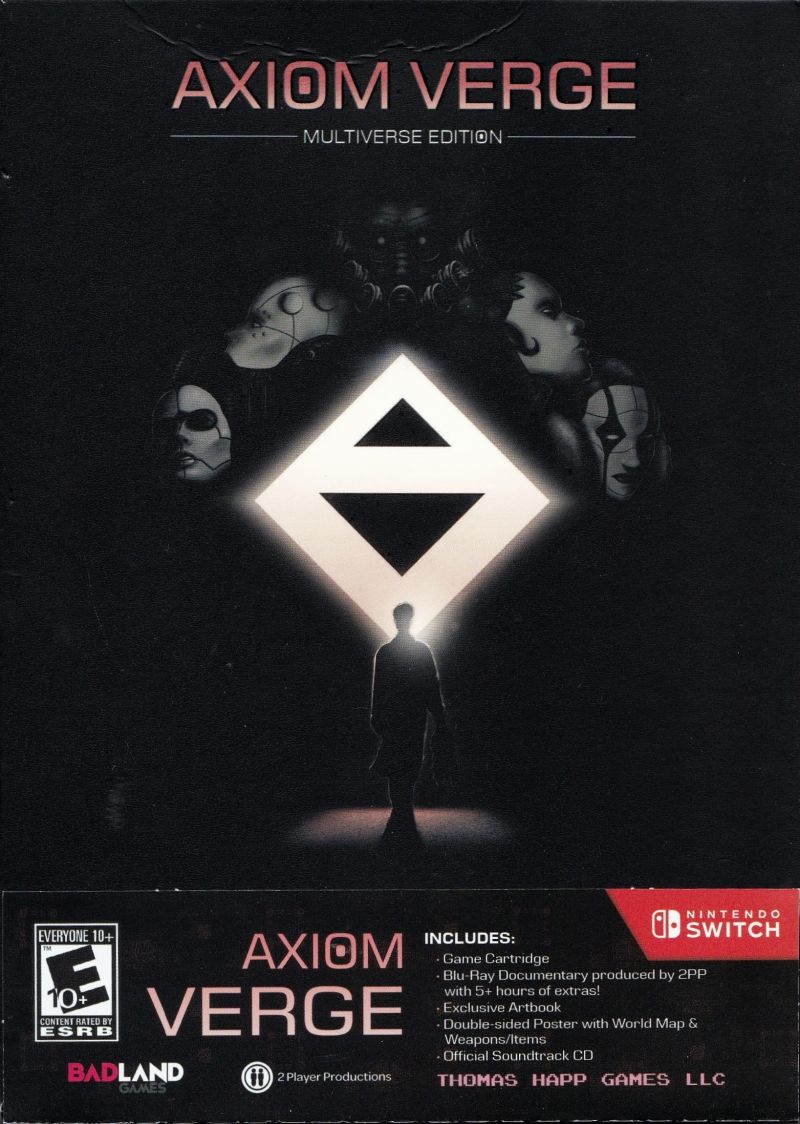 Axiom Verge Multiverse Edition box art for Playstation 4